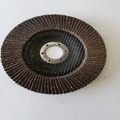 Acero inoxidable de la rueda de disco de la aleta del óxido de aluminio de T27 AO para enarenar de alta velocidad