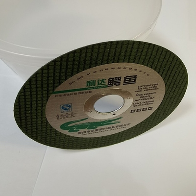 Con una amoladora Cut Off Wheel para el verde de acero inoxidable de T42 125X1.2X22m m